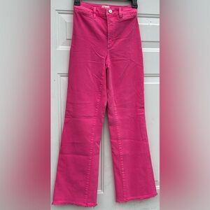Alice+Olivia Pink Straight Leg Jeans